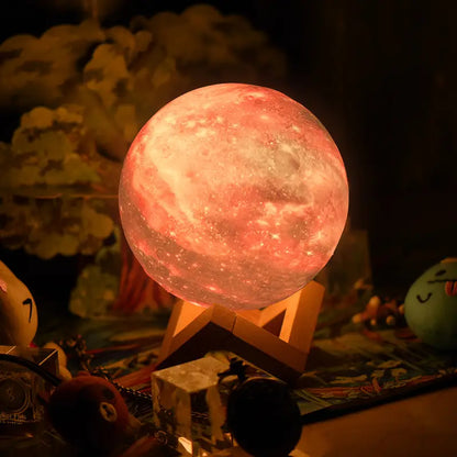 Moon - Mond Galaxie Lampe