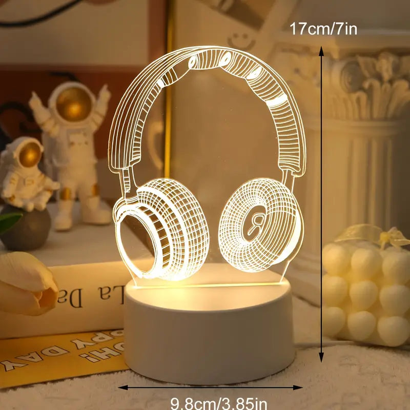 3D Illusions LED Lampe mit Motiv