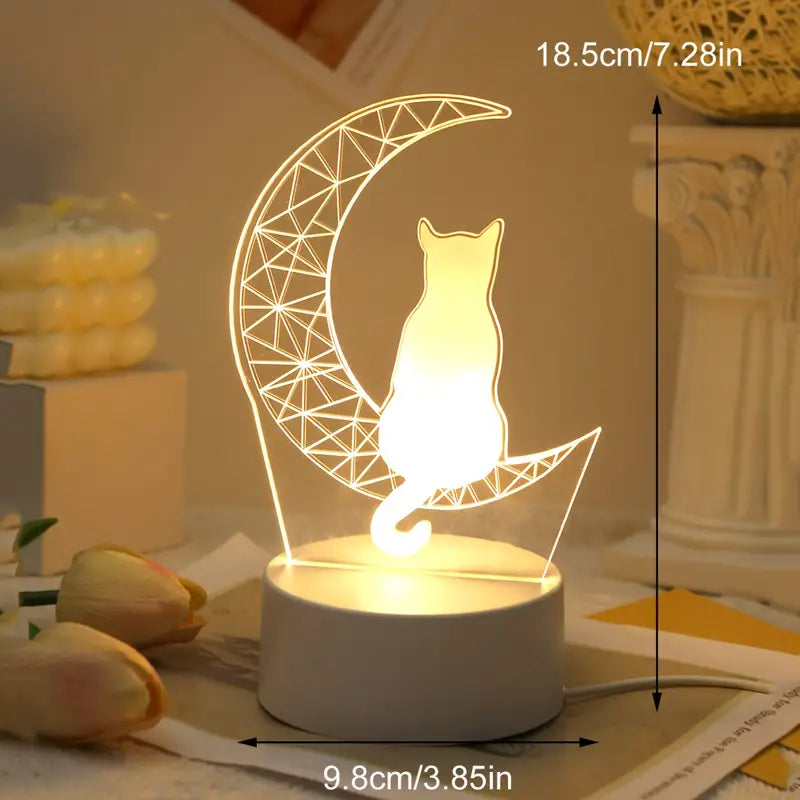 3D Illusions LED Lampe mit Motiv