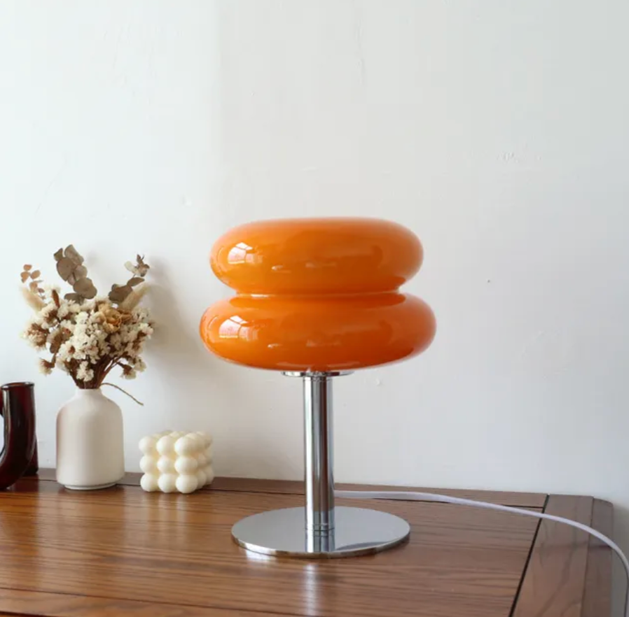 Hawa - Macaron Glas Tischlampe