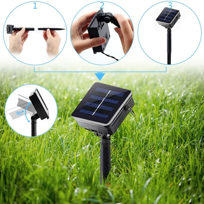 PetaliLumina - solar kabel für gartenbeleuchtung