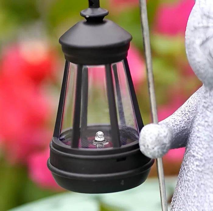 KittyBeam- bezaubernde solar-katzenstatuen-laterne für gartenfreuden