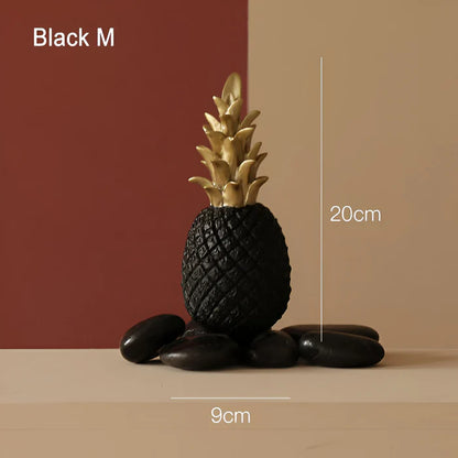 Pineart decoration - ananas ornament aus harz nordisch kreativ obstdekoration