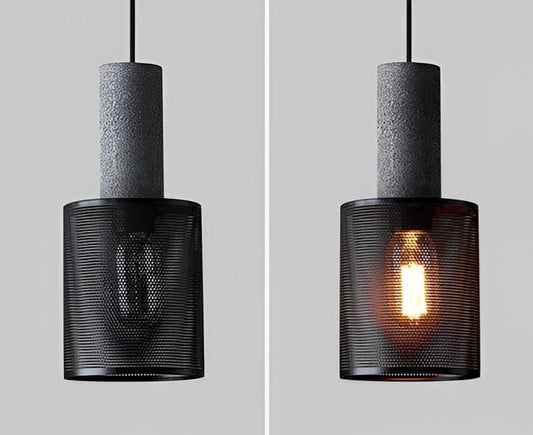 Rustic pendelleuchte - moderne retro schwarze industrieleuchte - verstellbare hängelampe