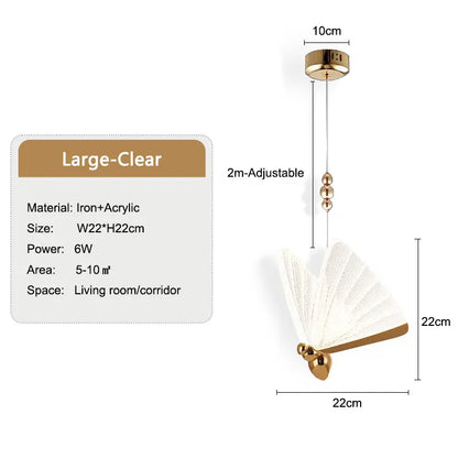 LuminaWings - schmetterling pendelleuchte