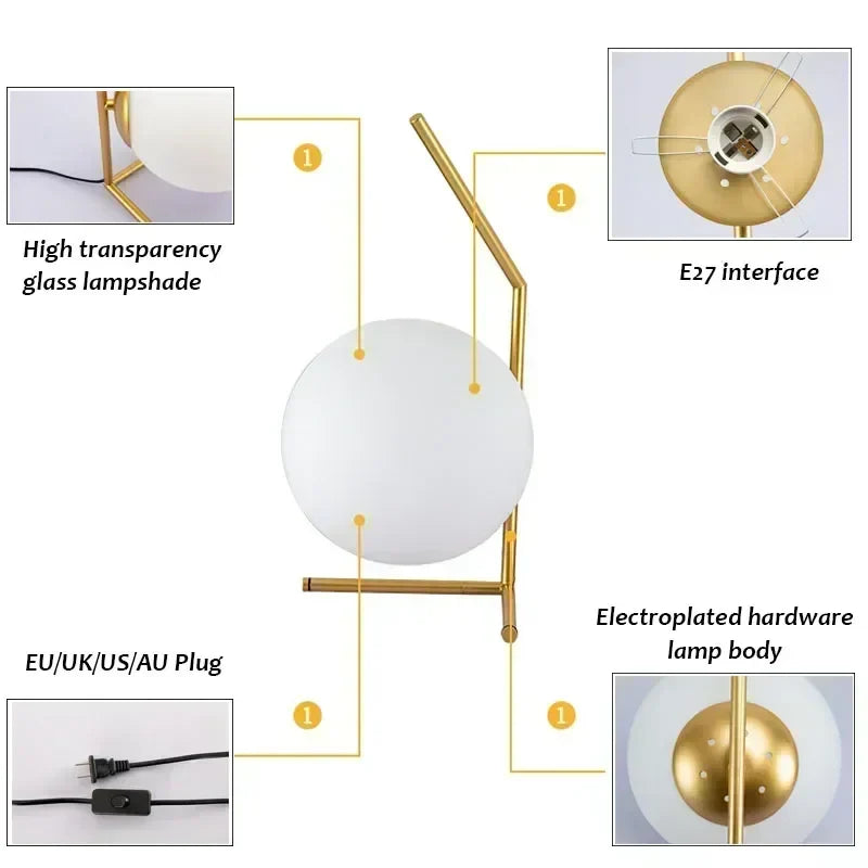 Cleareleganz - moderne minimalistische tischlampe