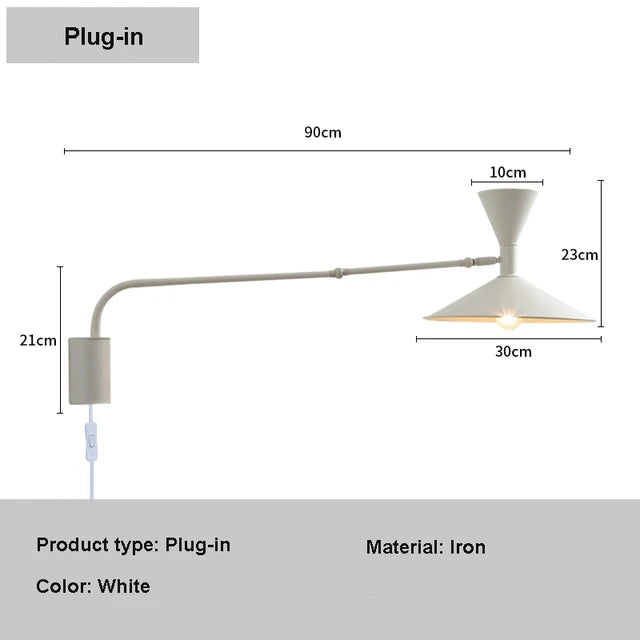 Pureflex - nordic swing wandleuchte