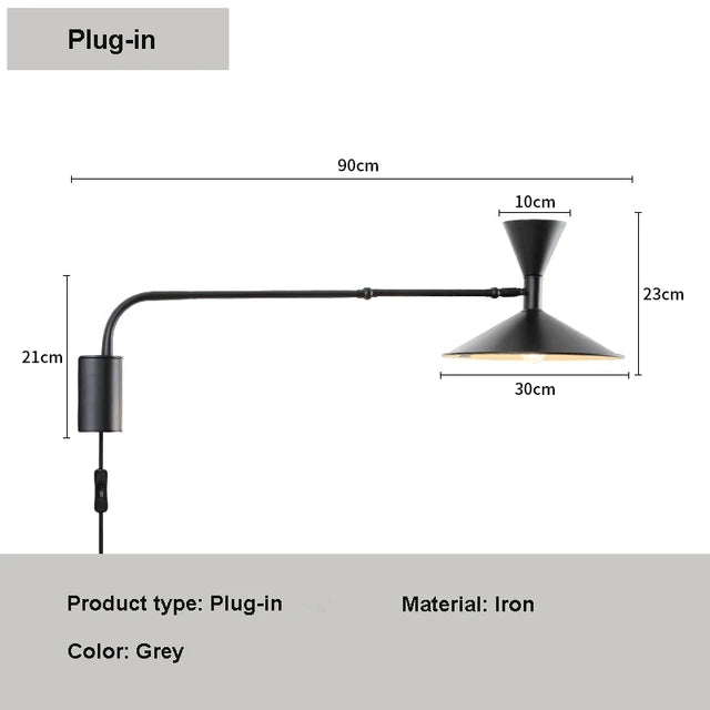 Pureflex - nordic swing wandleuchte