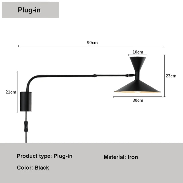 Pureflex - nordic swing wandleuchte