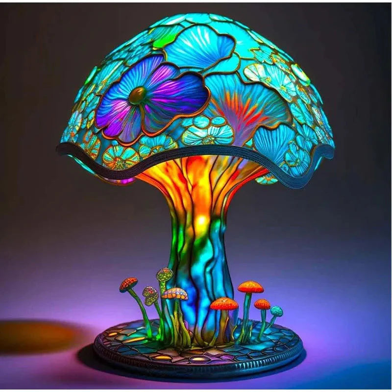 LIGHTSHROOM - FARBENFROHE PILZ TISCHLAMPE