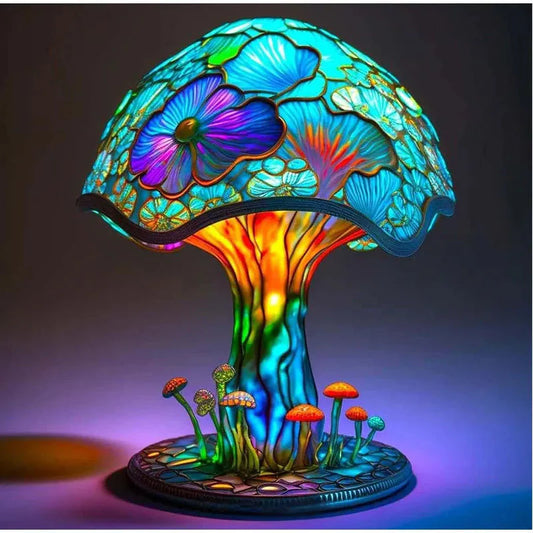 LIGHTSHROOM - FARBENFROHE PILZ TISCHLAMPE