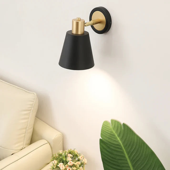 Minimalistische moderne led wandleuchte