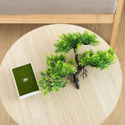 MiniZen | dekorativer pott mit kunst-bonsai