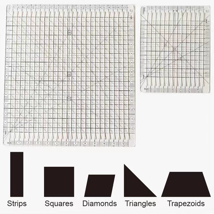 5-in-1 Quilt-schneideschablone