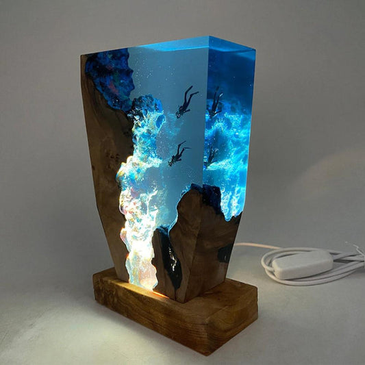 Oceandepths | ozean karst taucher tischlampe