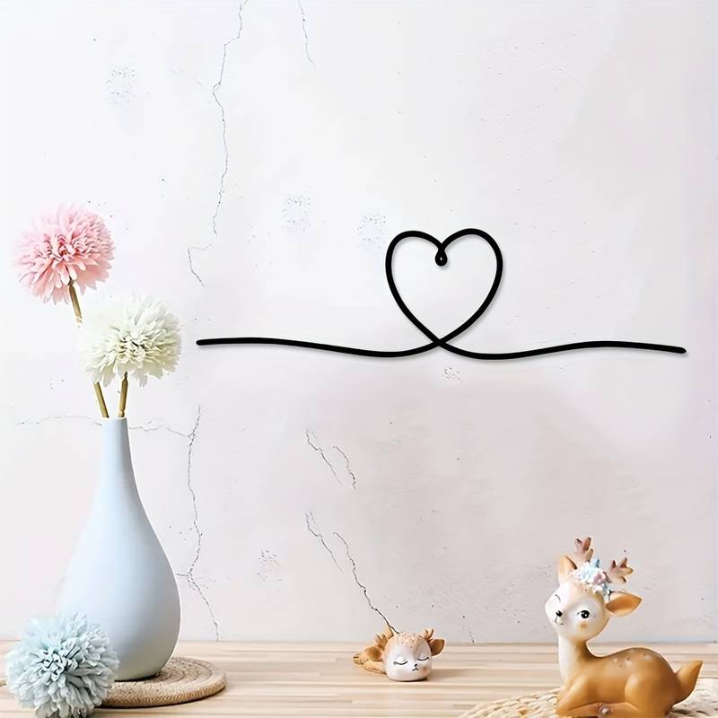 Luv -  Wanddekoration Minimalistische Liebes Linien