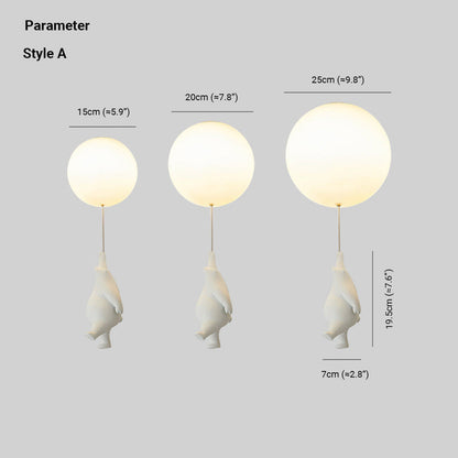 SkyDream deckenlampen kinder-hängelampe bär und ballon