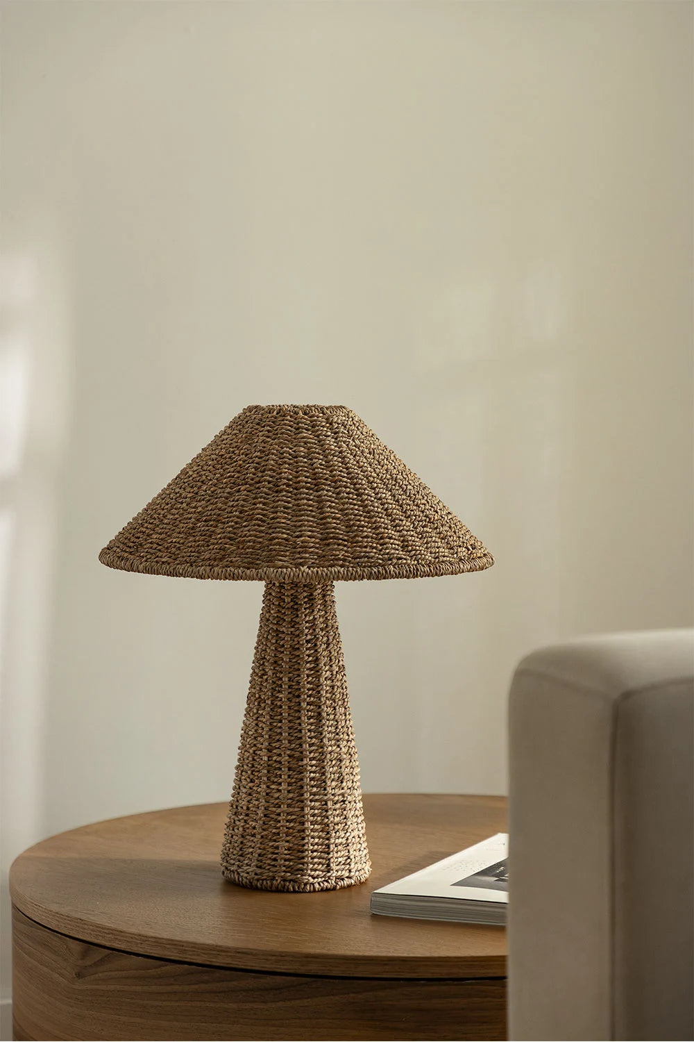 Liselot - Rattan Tischlampe